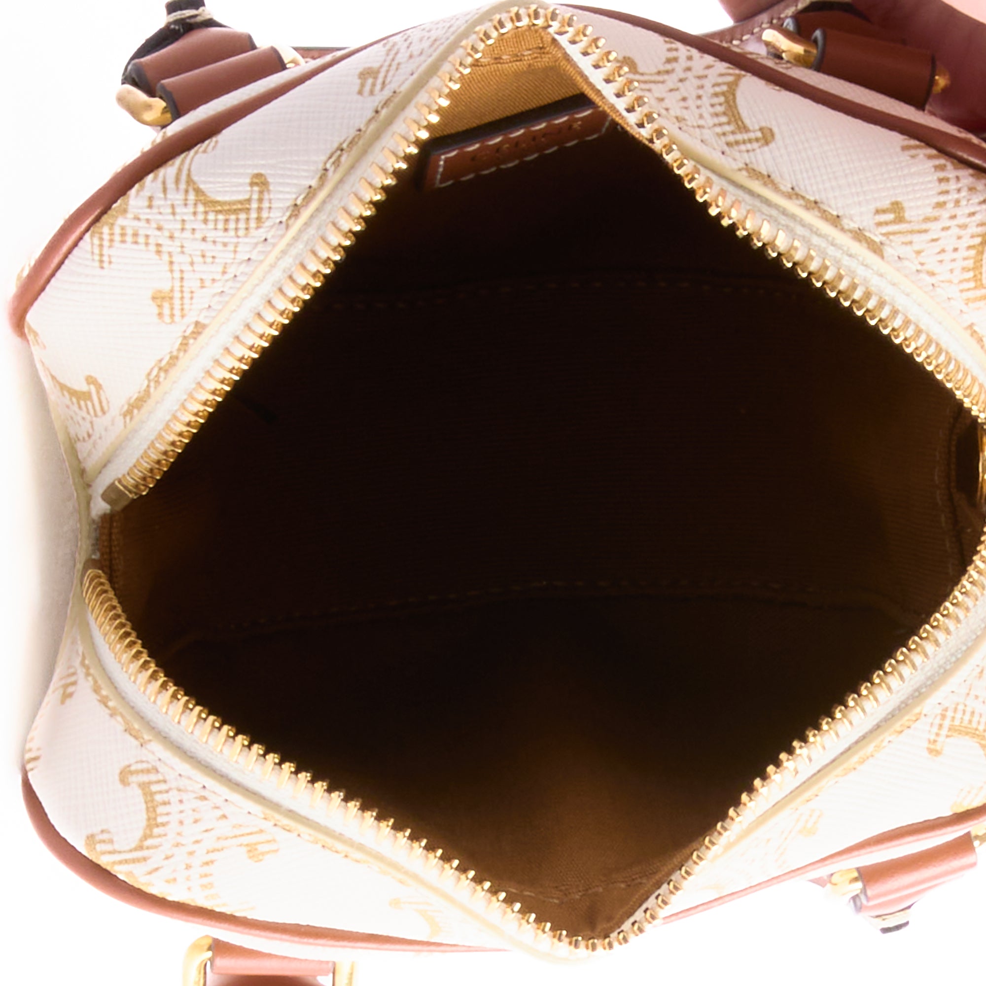 CELINE - Sac bandoulière Coeur toile Triomphe blanc - Hand bag