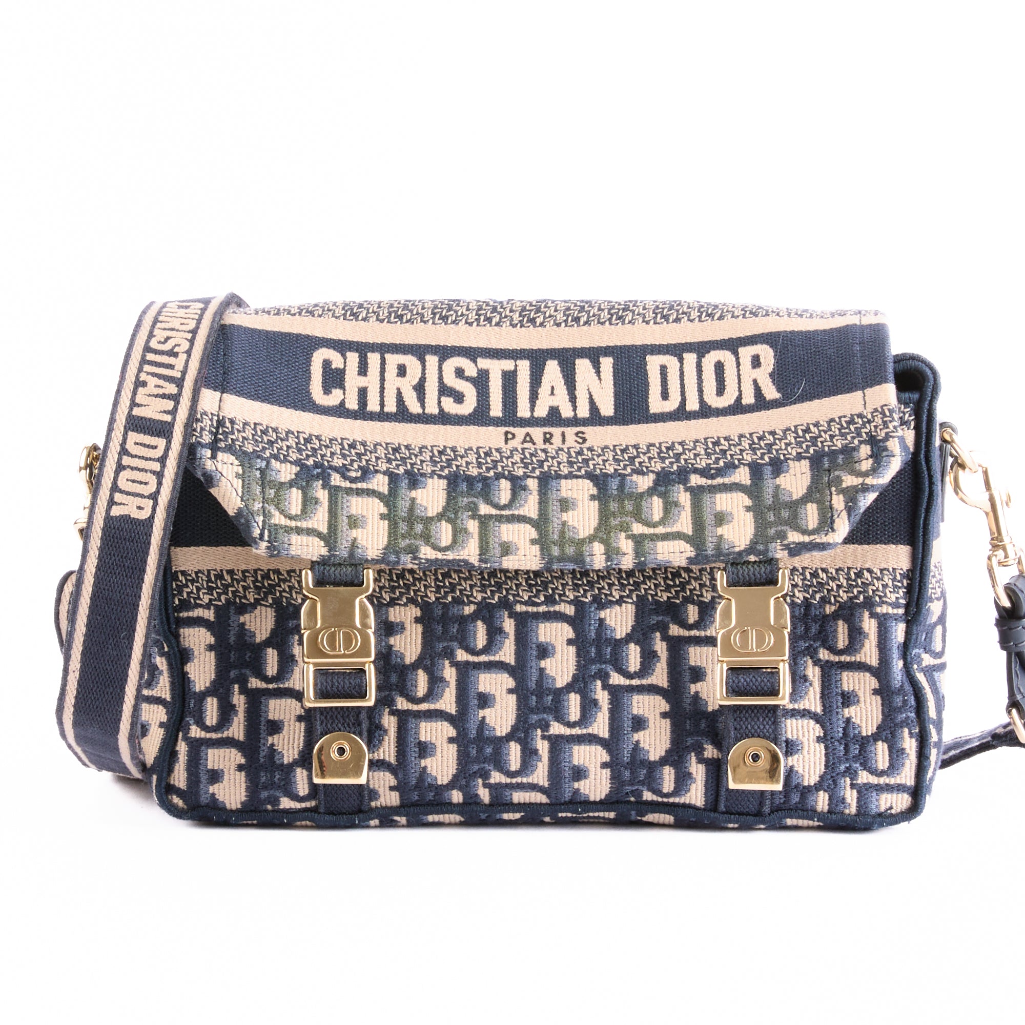 DIOR - Sac bandoulière Diorcamp Small toile Monogramme Oblique - Hand bag