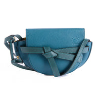 LOEWE - Sac bandoulière Mini Gate cuir Bleu - Hand bag