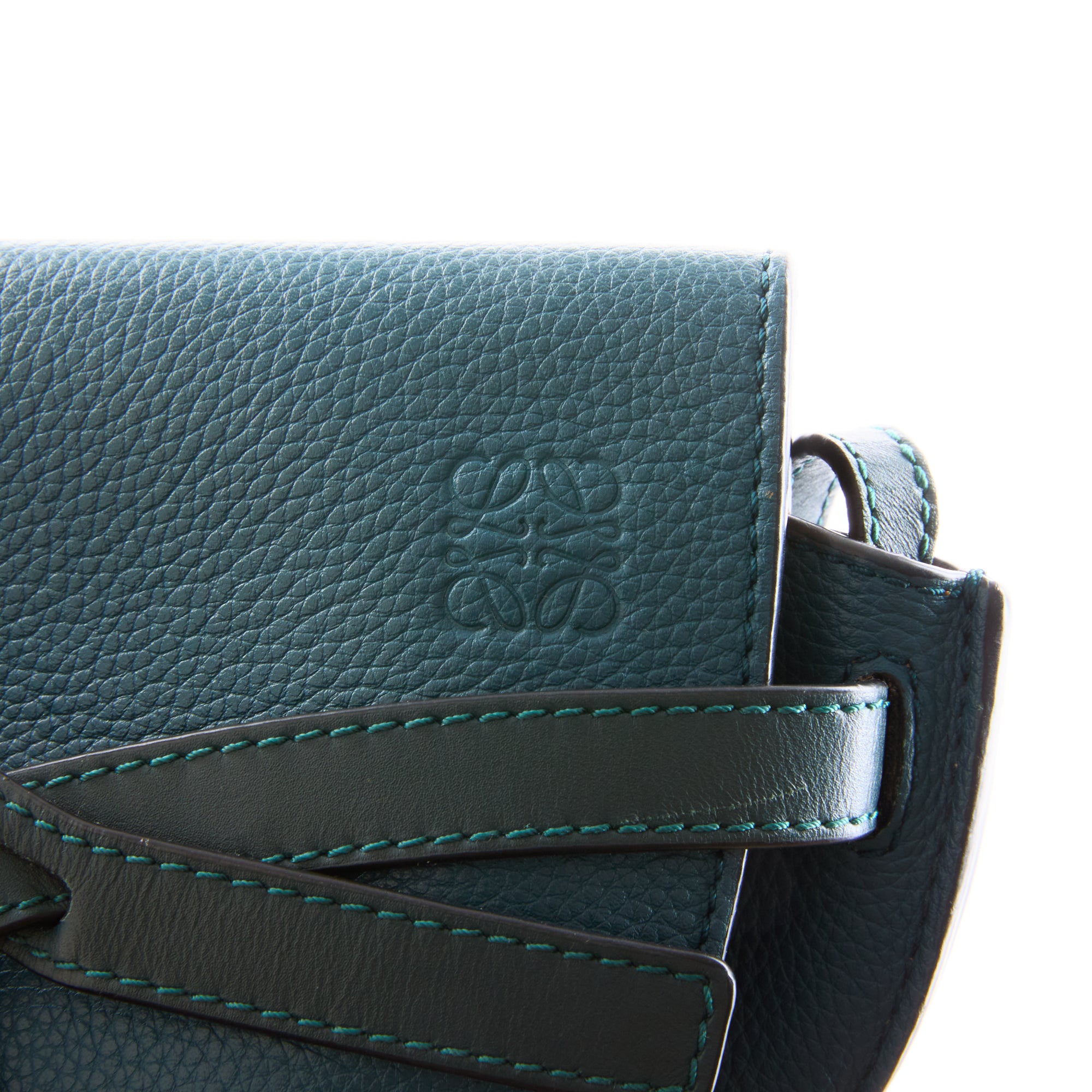 LOEWE - Sac bandoulière Mini Gate cuir Bleu - Hand bag