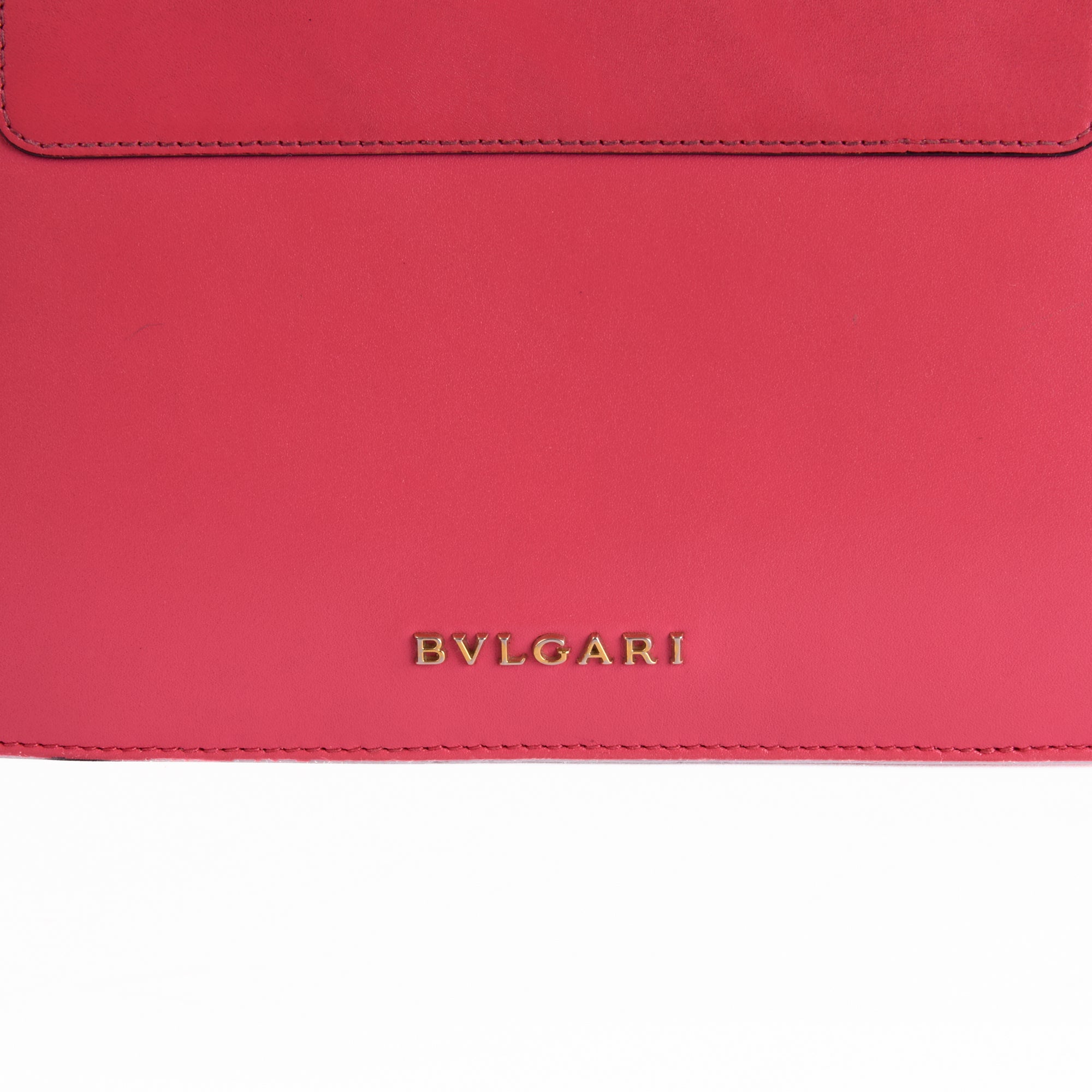 BULGARI - Serpenti PM pink leather shoulder bag - Handbag