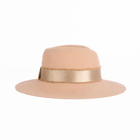 MAISON MICHEL - Chapeau Kate Laine beige Taille S - Hat