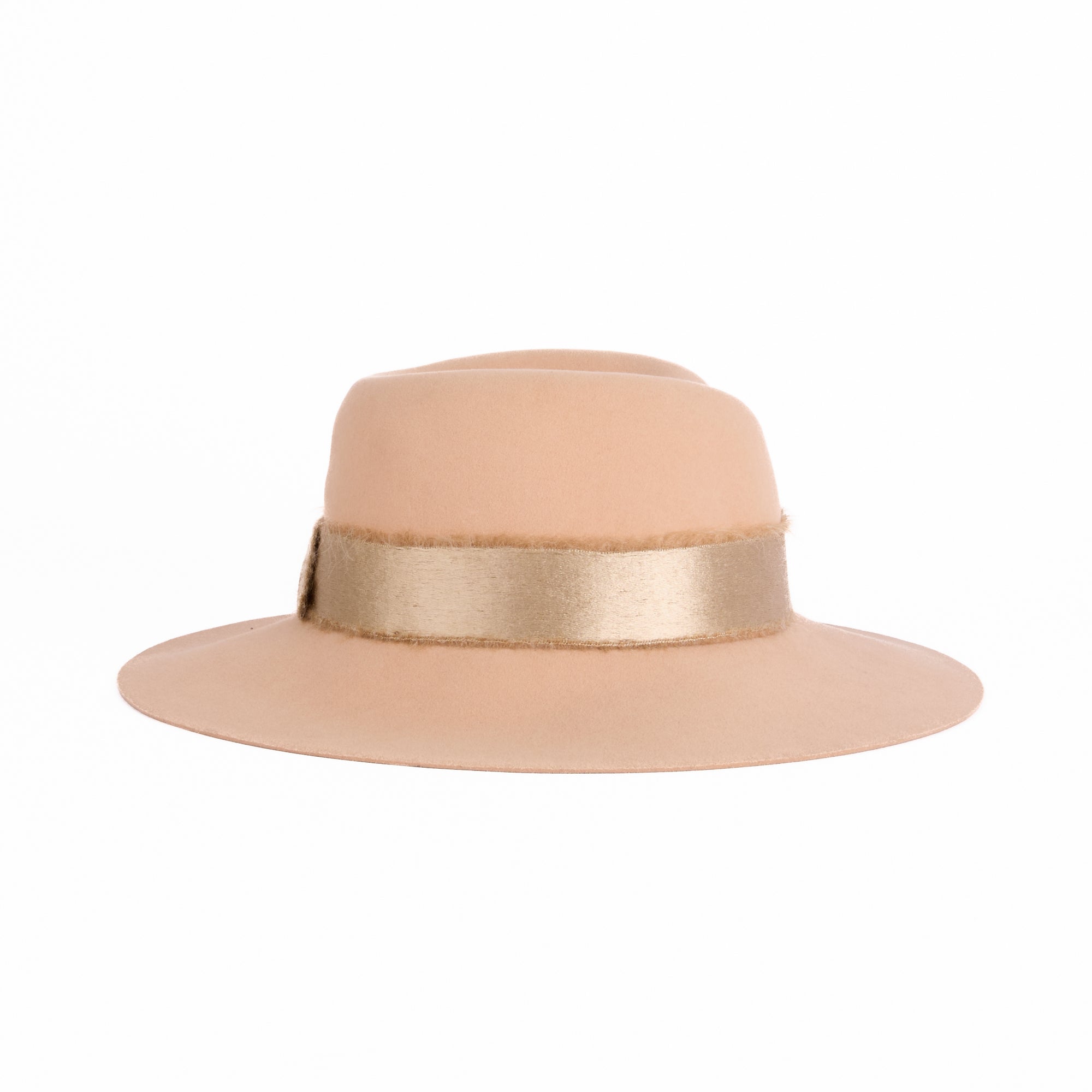 MAISON MICHEL - Chapeau Kate Laine beige Taille S - Hat