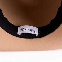 MAISON MICHEL - Chapeau Kate Laine beige Taille S - Hat
