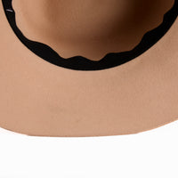 MAISON MICHEL - Chapeau Kate Laine beige Taille S - Hat