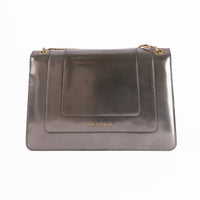 BULGARI - Sac bandoulière Serpenti Forever cuir argenté - Hand Shoulder Bag