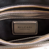 BULGARI - Sac bandoulière Serpenti Forever cuir argenté - Hand Shoulder Bag