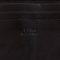 CHLOE - Mini Faye Clutch Shoulder Bag in Black Suede Leather - Handbag