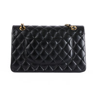 CHANEL - Sac bandoulière Timeless Medium classique cuir noir - Hand bag