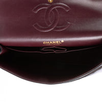 CHANEL - Sac bandoulière Timeless Medium classique cuir noir - Hand bag