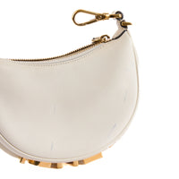 FENDI - Sac à main Bijoux de sac Fendigraphy Nano cuir blanc - Hand bag