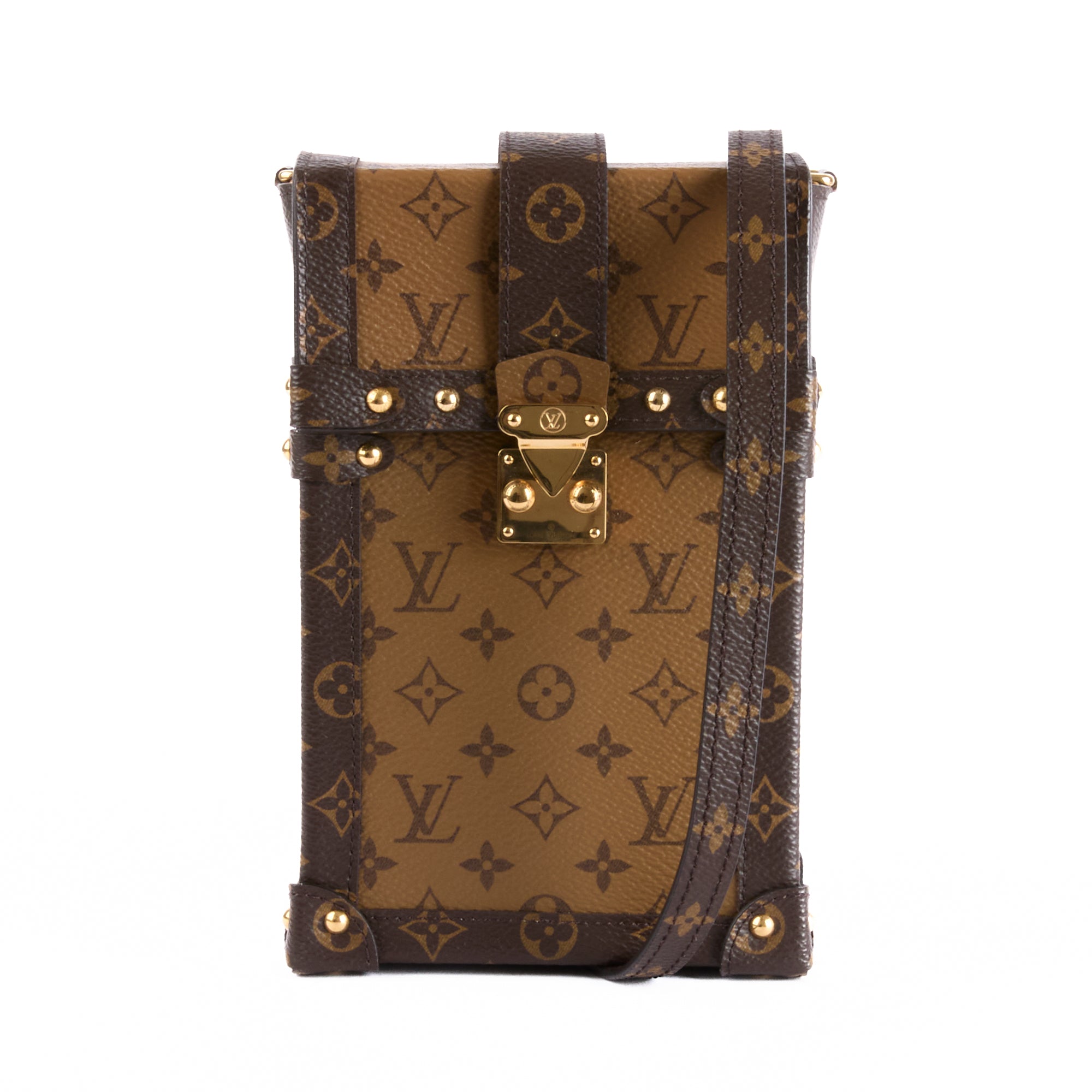 LOUIS VUITTON - Sac bandoulière Trunk Vertical Monogram Reverse - Hand bag