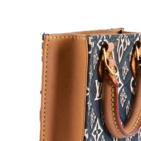 LOUIS VUITTON - Petit Plat Monogram Jacquard Canvas Shoulder Bag 1854 - Handbag 