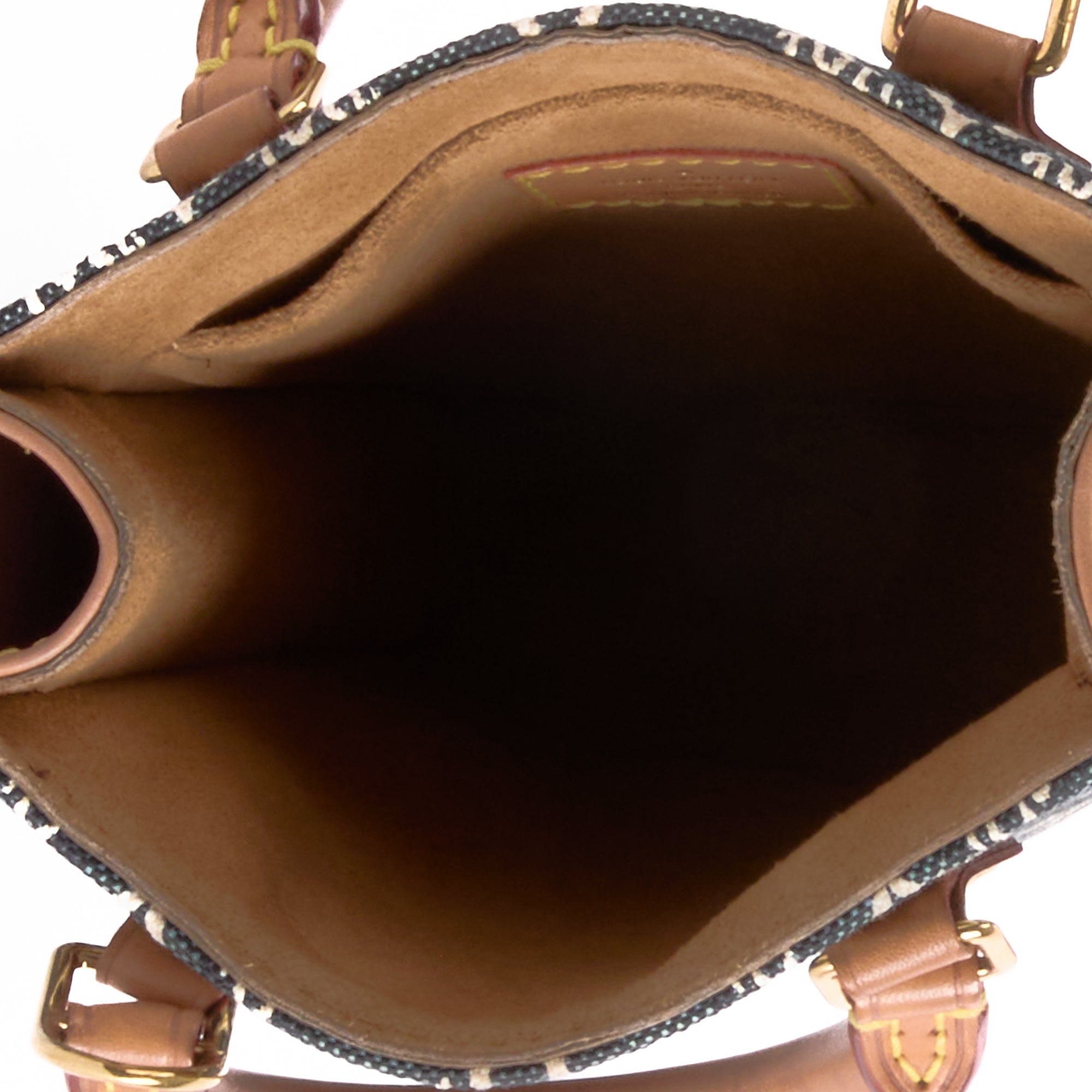 LOUIS VUITTON - Petit Plat Monogram Jacquard Canvas Shoulder Bag 1854 - Handbag 