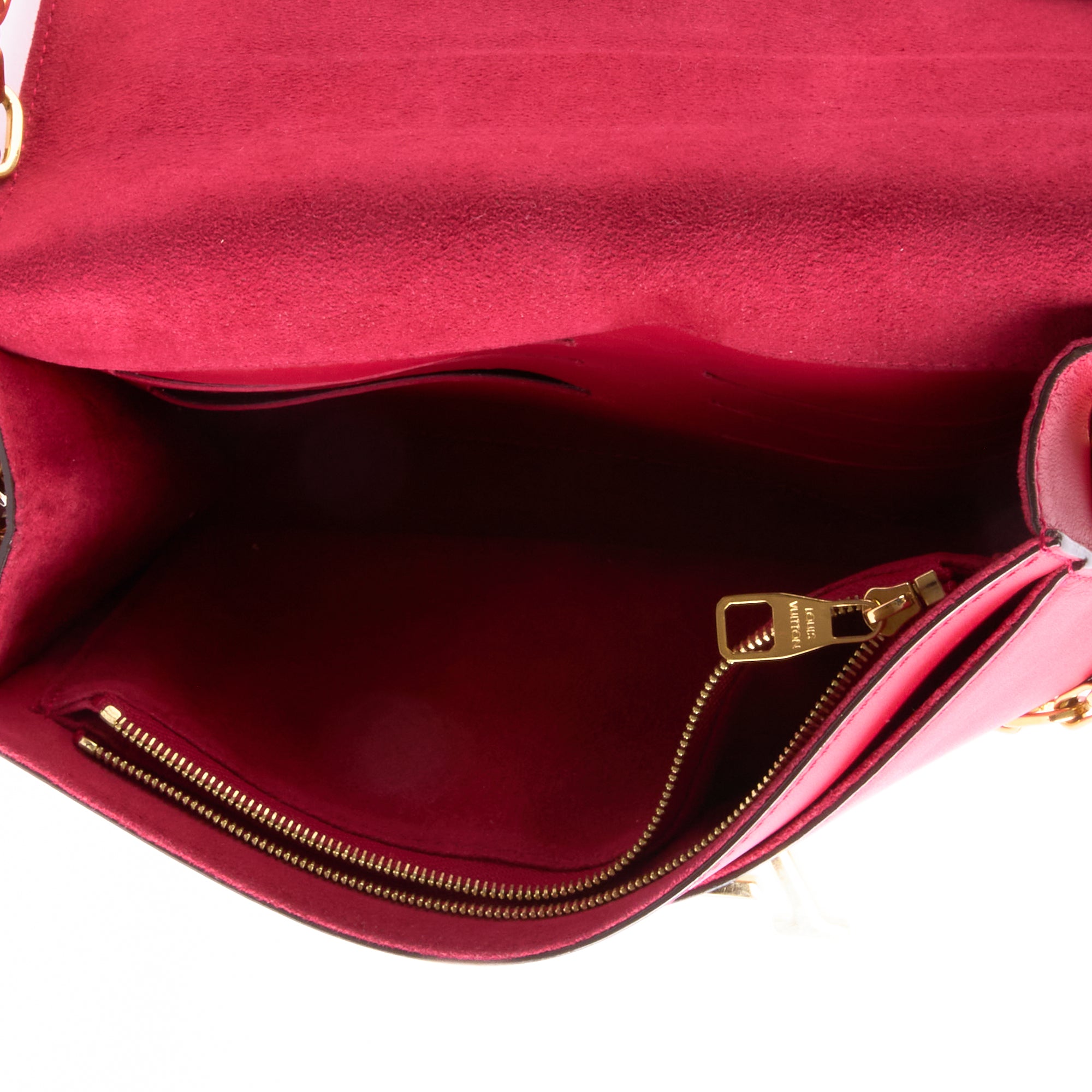 LOUIS VUITTON - Sac bandoulière Louise GM cuir rouge - Hand bag