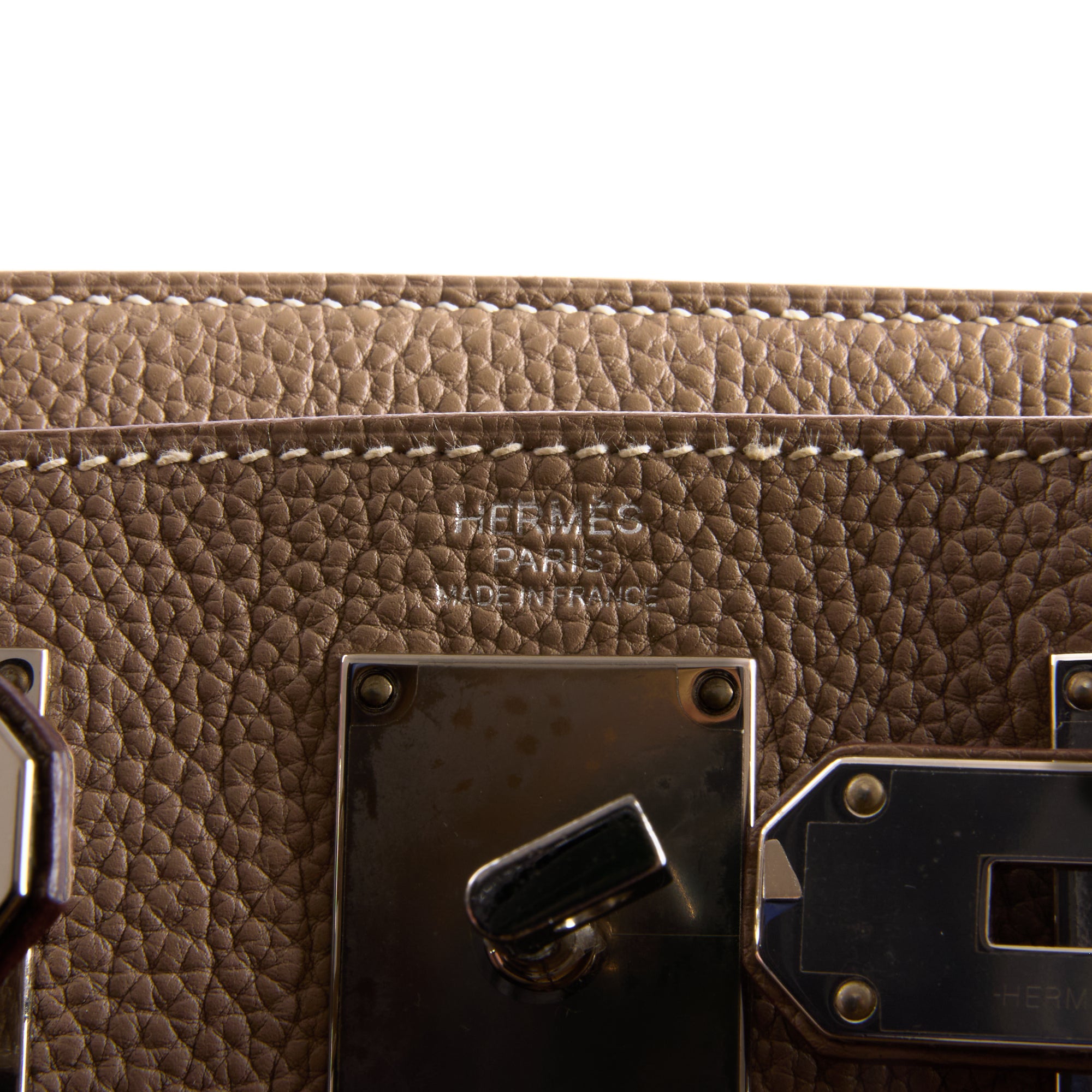 HERMES - Sac à dos HAC à Dos cuir Togo Étoupe - Backpack bag