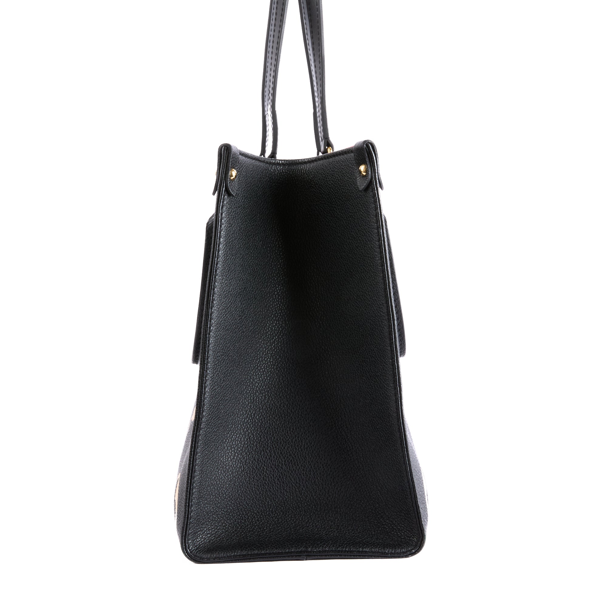 LOUIS VUITTON - Sac à main Onthego MM cuir Monogram Empreinte noir - Hand bag