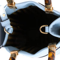 FENDI - Sac à main Mini Sunshine cuir bleu - Hand bag