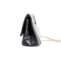 CHANEL - Sac Bandoulière Jumbo 2.55 cuir vieilli noir - Hand Shoulder Bag