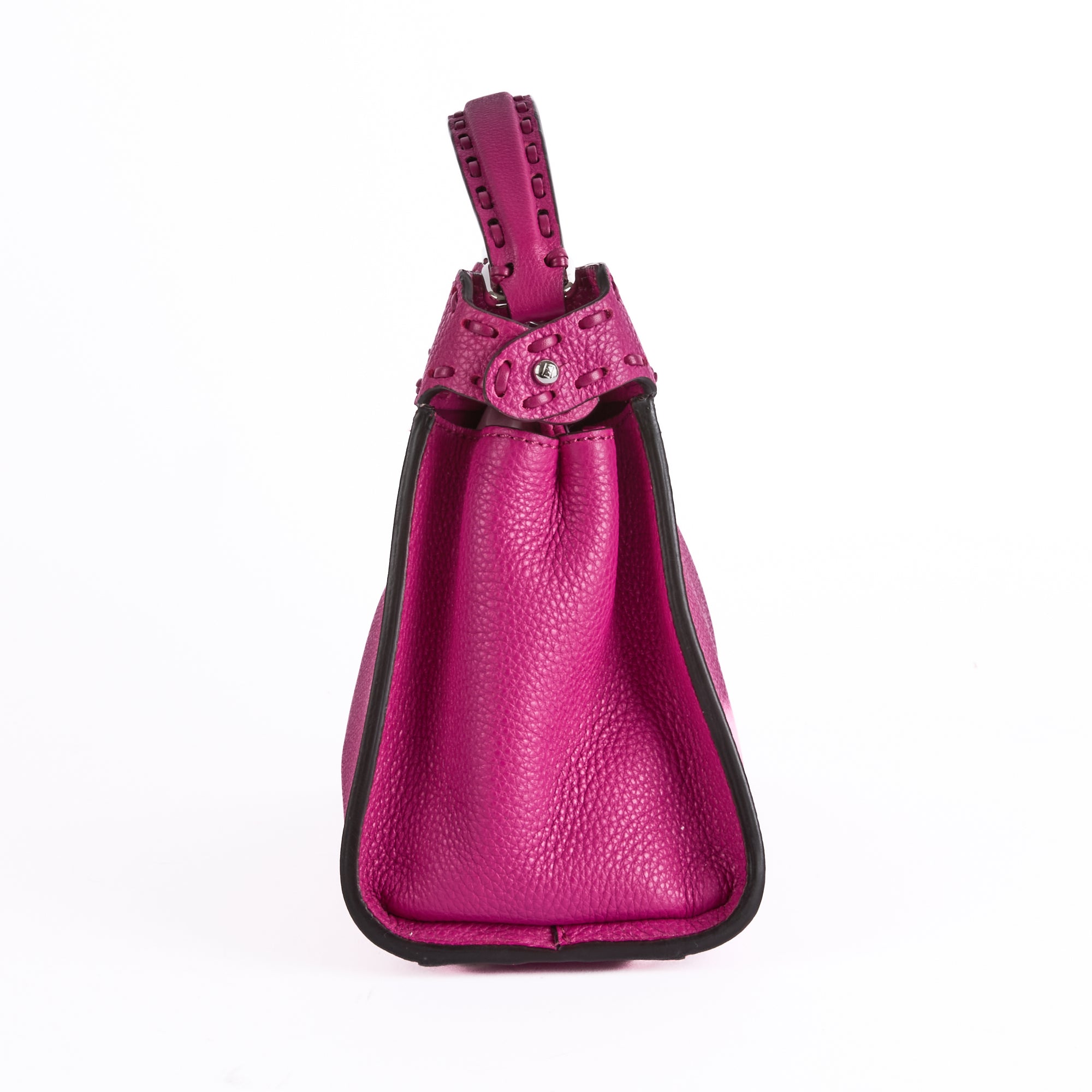 FENDI - Sac bandoulière Peekaboo IseeU Selleria cuir rose - Hand bag