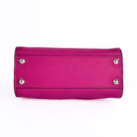 FENDI - Sac bandoulière Peekaboo IseeU Selleria cuir rose - Hand bag