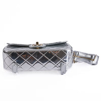 CHANEL - Sac à dos Mirror Timeless Star cuir argent - Hand Bag